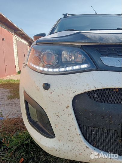 Фары Калина 2 с би лед линзами