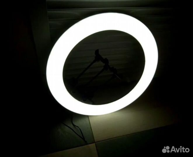 Кольцевая Лампа Для Фoто Видео 56 см + Штатив 2 м
