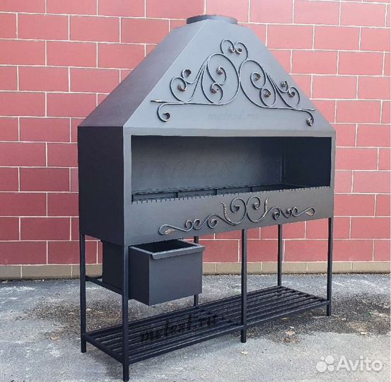 Мангал с вытяжкой