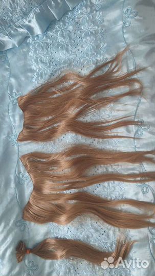 Волосы на заколках новые