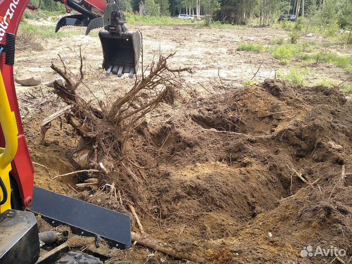 Аренда миниэкскаватора, услуги мини экскаватора