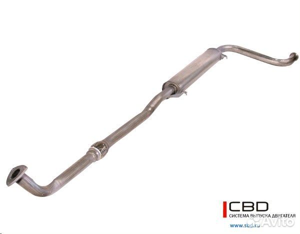 Глушитель 2114 дополн. Евро-3 (резонатор) с виброк