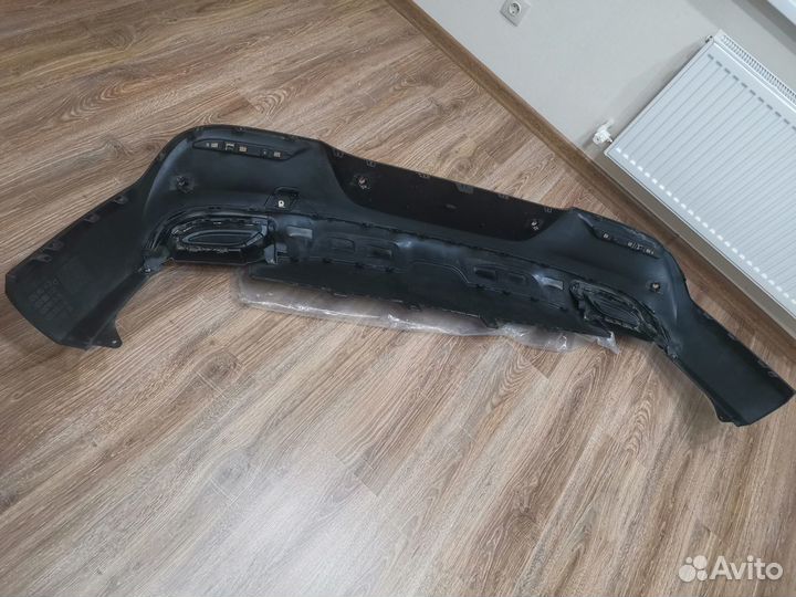 Юбка заднего бампера на Mercedes AMG C292