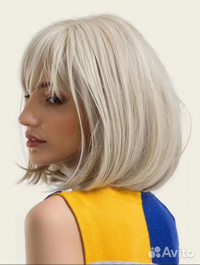 Парик блонд каре