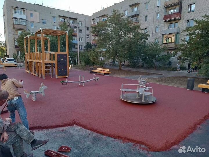 Бесшовное резиновое покрытие для подрядчиков