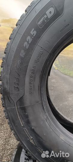 Грузовые шины б/у 315/70 R22.5 Michelin X multi D