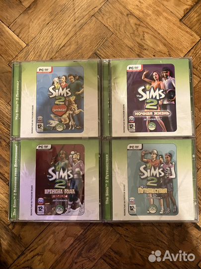 Sims 2 диски дополнения