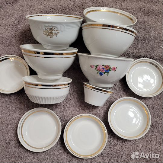 Посуда СССР,набор ГДР ресторан, пиала