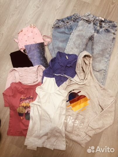 Детские вещи на девочку 110-116 пакетом