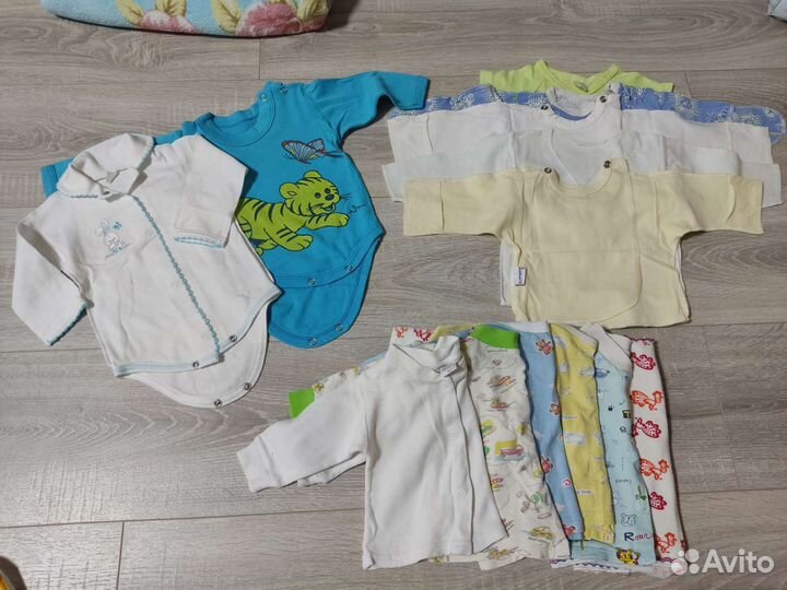 Пакет детской одежды от 0 -1+