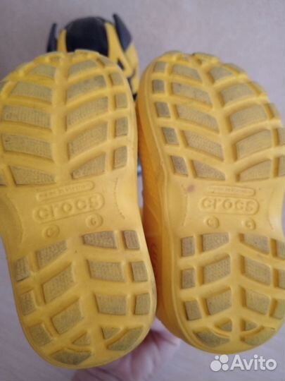 Детские резиновые сапоги crocs