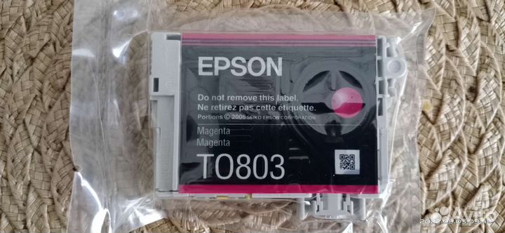 Картридж epson оригинальный (T0801-T0806)