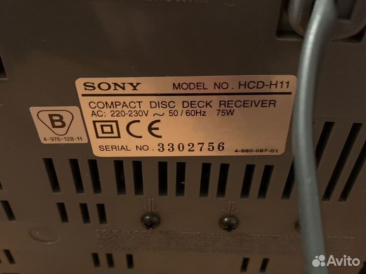 Музыкальный центр Sony HCD-H11