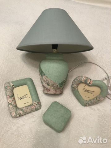 Лампа настольная шкатулка рамки для фото