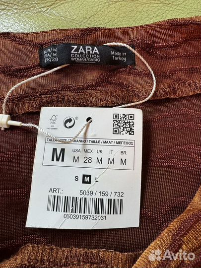 Юбка zara, новая