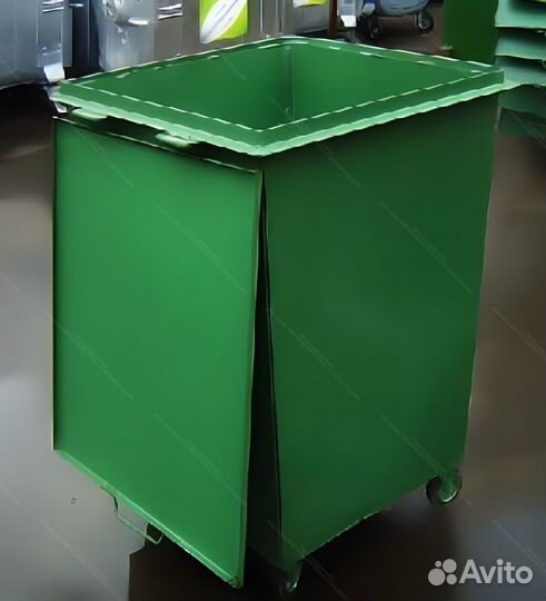 Контейнер для мусора с крышкой 0,75 м3 Арт ж1595