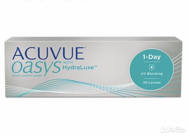Линзы (44 шт) однодневные acuvue oasys -8,5