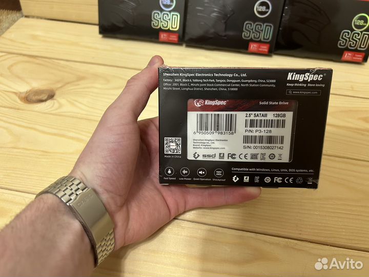 SSD диск KingSpec 128gb / новый