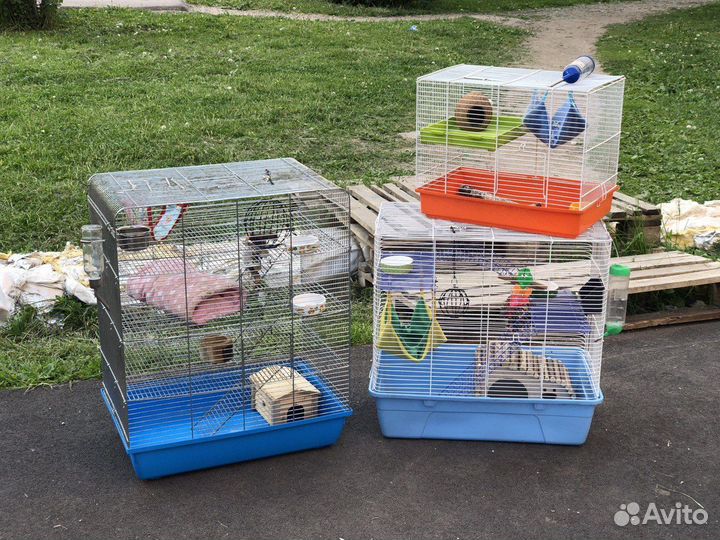 Клетка для крыс крысят дегу хомяков грызунов