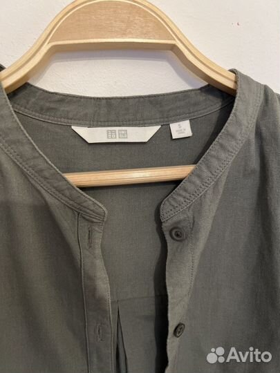 Uniqlo рубашка лен