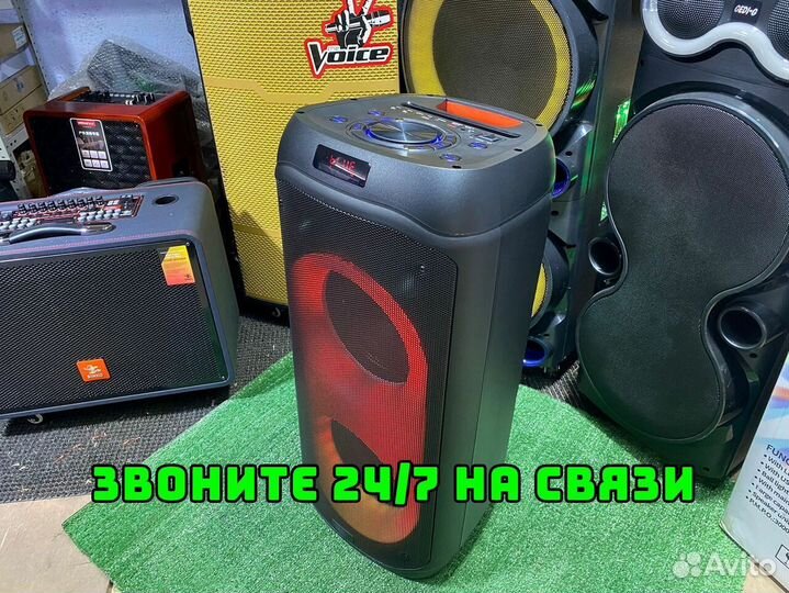 Колонка Bass boost с микрофоном и караоке