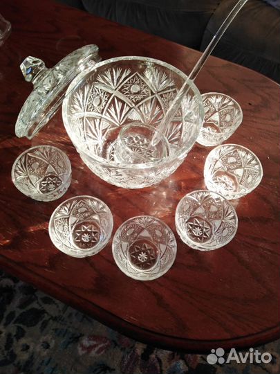 Крюшонница хрусталь