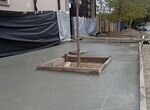 Стяжка пола бетон заливка двора