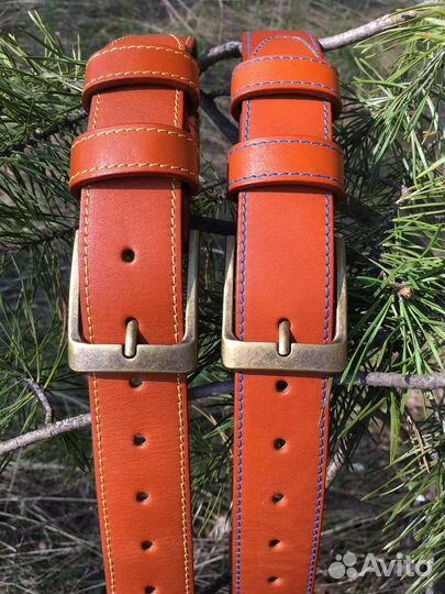 Мужской кожаный ремень