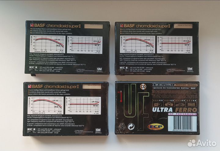 Аудиокассеты запечатанные из старых запасов