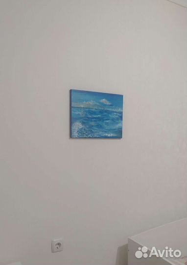 Картина маслом на холсте море