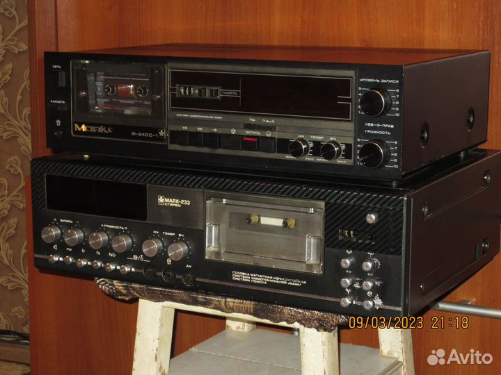 Кассетный магнитофон маяк 240C-1