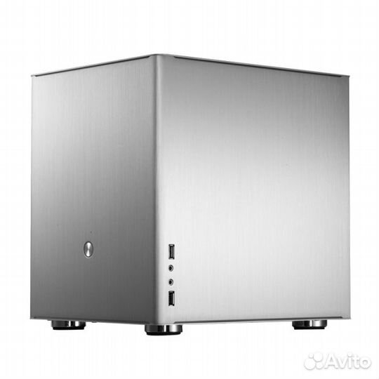 Корпус jonsbo V4 Silver без бп, mini-ITX, micro-AT