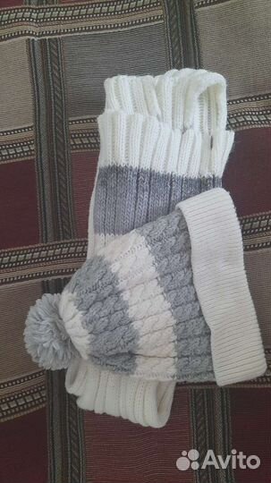 Шарф и шапка детские