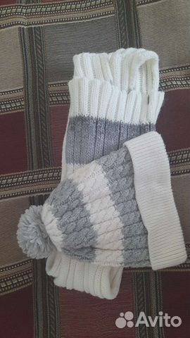 Шарф и шапка детские