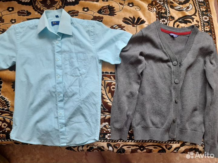 Вещи пакетом на мальчика 134 140