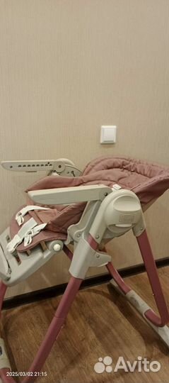 Стульчик для кормления chicco polly magic