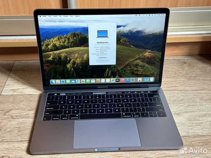 Macbook Pro 13 2019 i7/16gb/512gb с новым акб