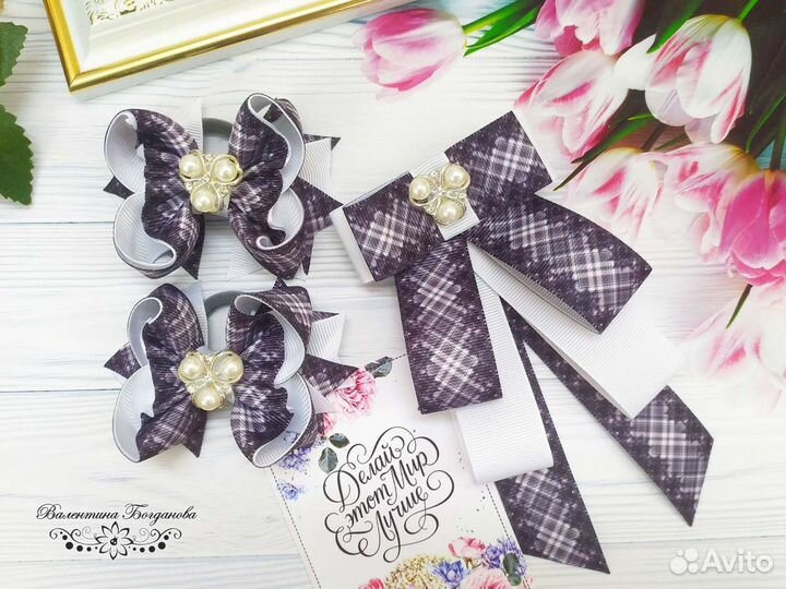 Бантики, галстук для девочки