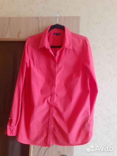 Tommy hilfiger рубашка хлопок