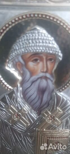 Икона Спиридон Тримифунтский. Кипр