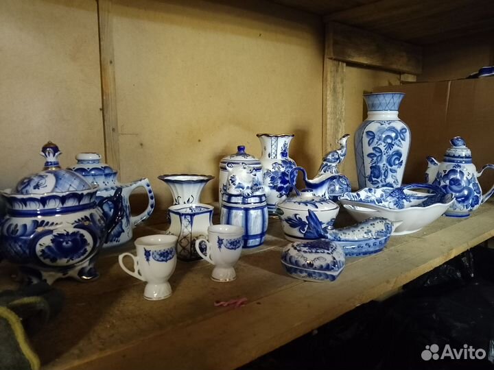 Посуда гжель