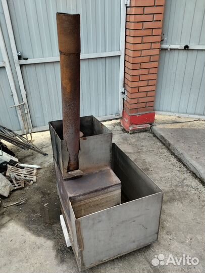 Печка для бани из нержавеющей стали с трубой