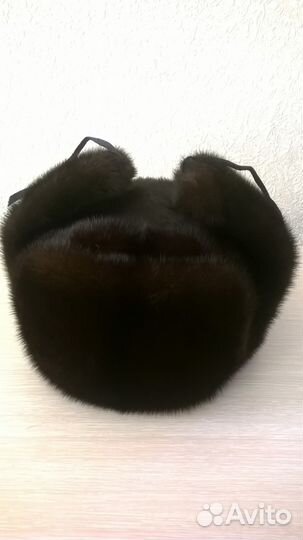 Шапка норковая целиковая фабричная размер 58