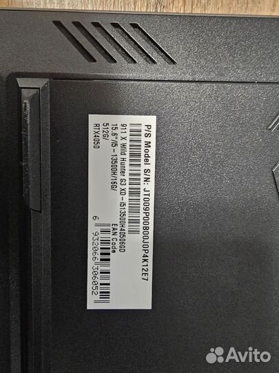 Ноутбук Thunderobot 911 X Wild Hunter G3 XD