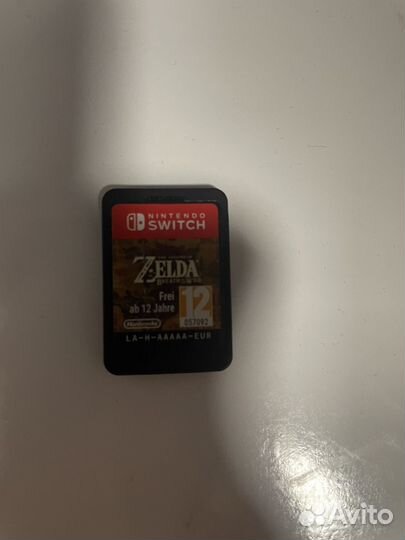 Zelda breath of the wild картридж nintendo switch