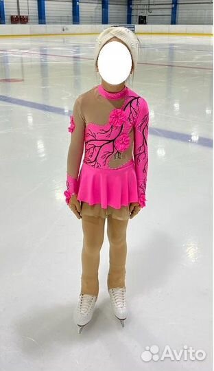 Платье для выступлений фигурное катание 122-124