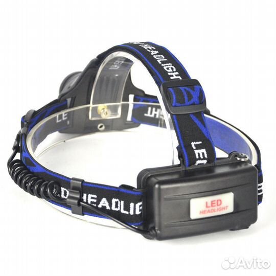 Налобный LED Фонарь T6 + аккум/зар 3000Lm