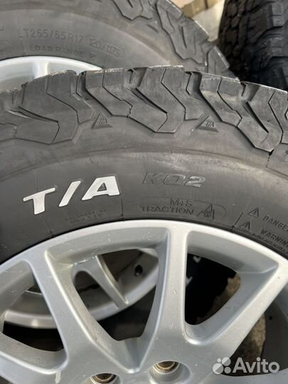 Колеса 265х65 R17, BFGoodrich, All tirrain, KO2