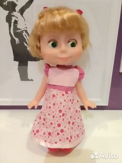 Кукла маша медведь 25 см говорящая