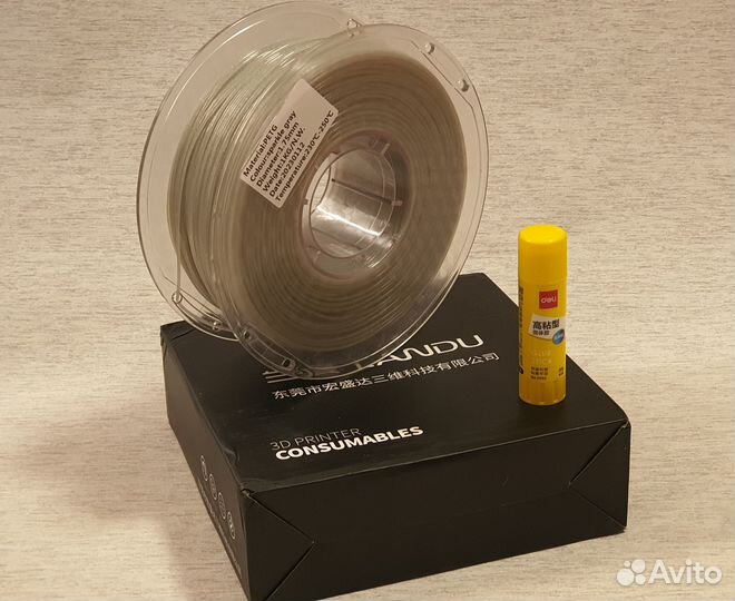 Petg пластик для 3d принтера + клей
